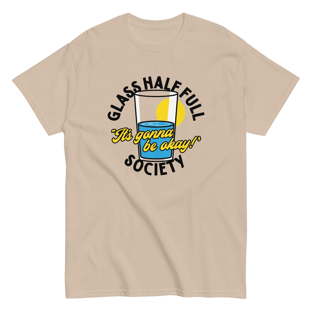 Glass Half Full Society Men's Classic Tee Hoodie, Sweatshirt | PureTeeCo.com (Image 5)