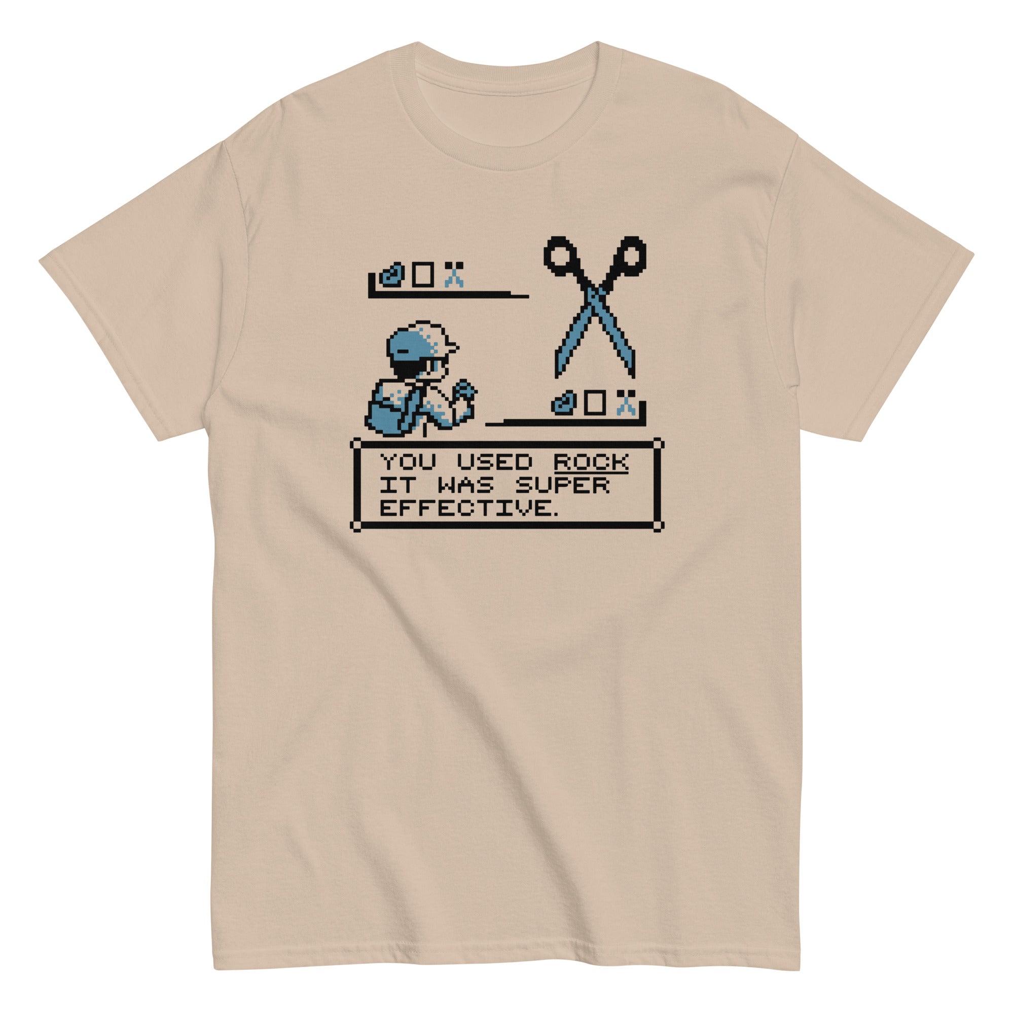 Rock Paper Scissors Battle Men's Classic Tee Hoodie, Sweatshirt | PureTeeCo.com (Image 3)