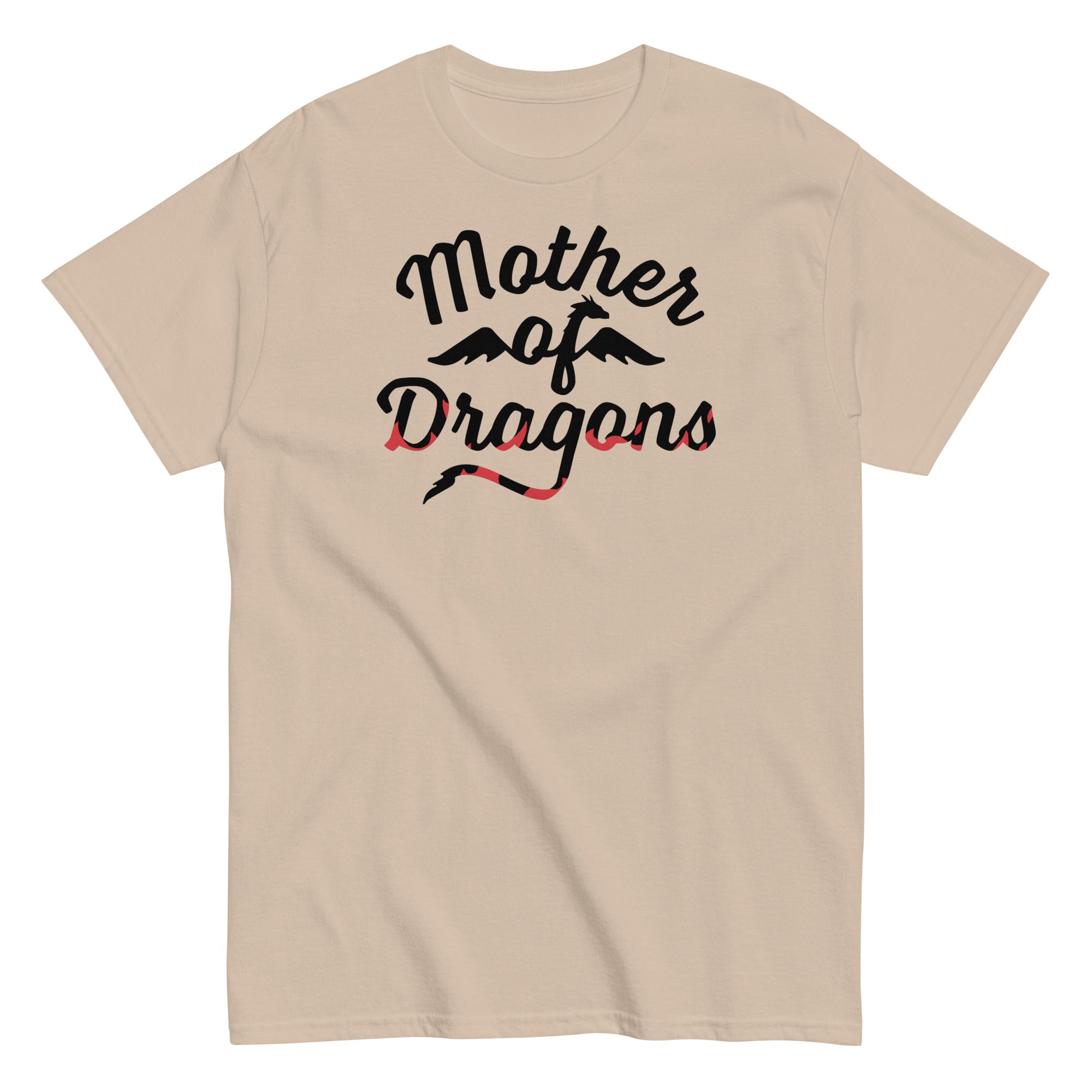 Mother Of Dragons Men's Classic Tee Hoodie, Sweatshirt | PureTeeCo.com (Image 4)