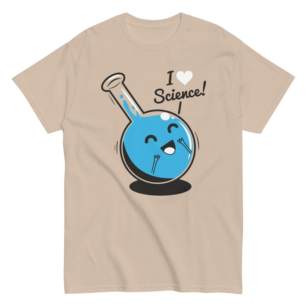 I Heart Science Men's Classic Tee Hoodie, Sweatshirt | PureTeeCo.com (Image 5)