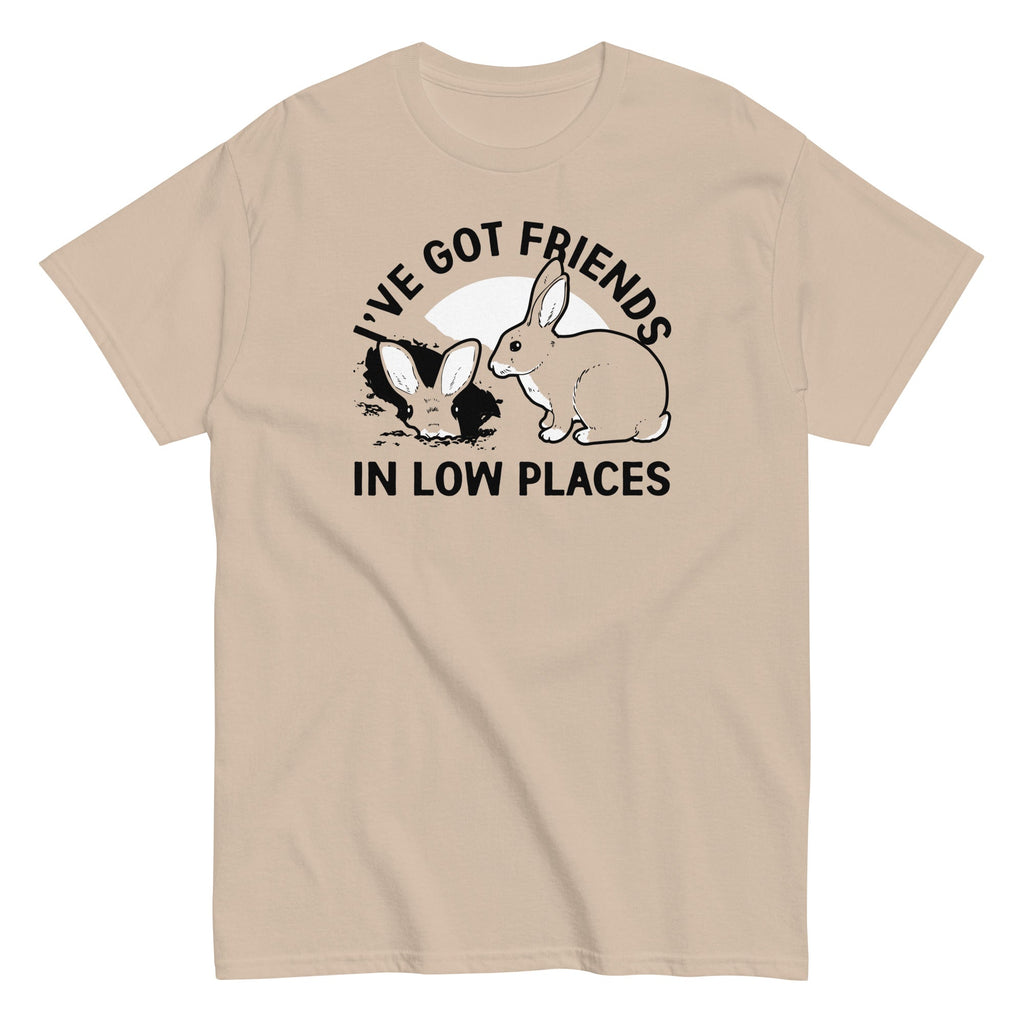 I've Got Friends In Low Places Men's Classic Tee Hoodie, Sweatshirt | PureTeeCo.com (Image 3)