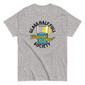 Glass Half Full Society Men's Classic Tee Hoodie, Sweatshirt | PureTeeCo.com (Image 1)