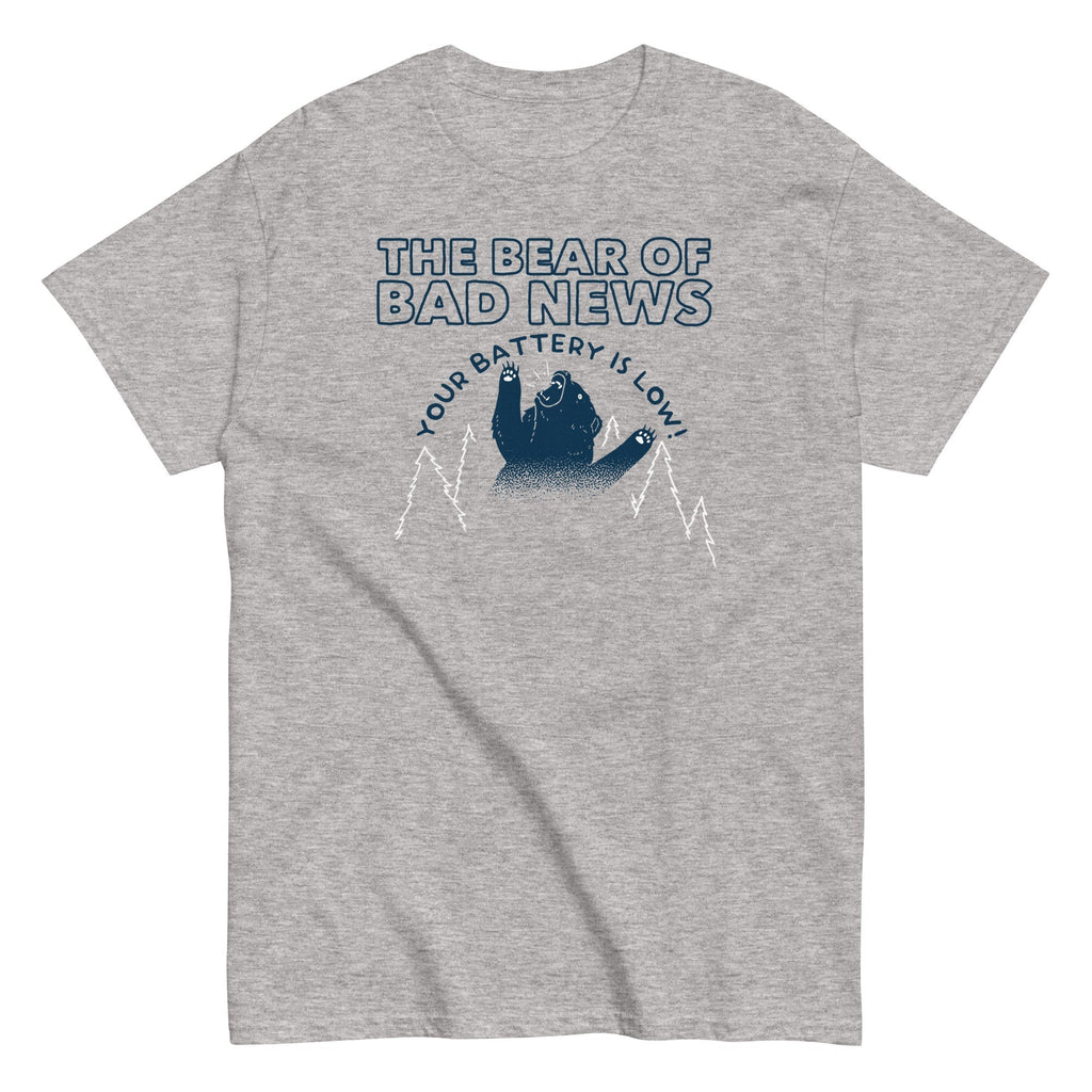 The Bear Of Bad News Men's Classic Tee Hoodie, Sweatshirt | PureTeeCo.com (Image 1)