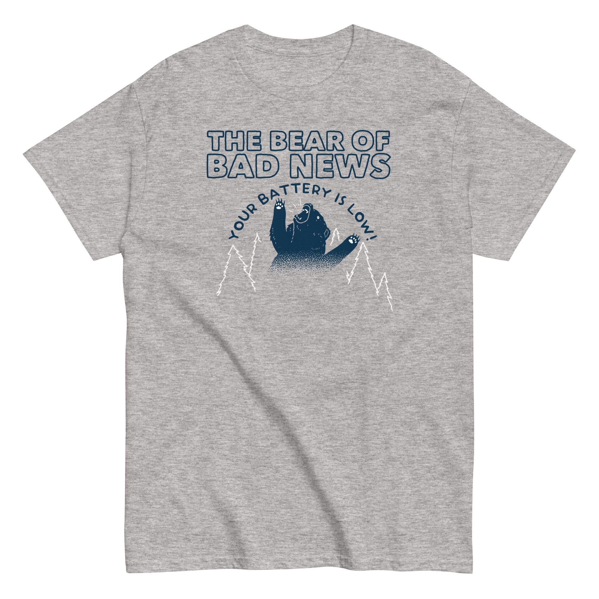 The Bear Of Bad News Men's Classic Tee Hoodie, Sweatshirt | PureTeeCo.com (Image 1)