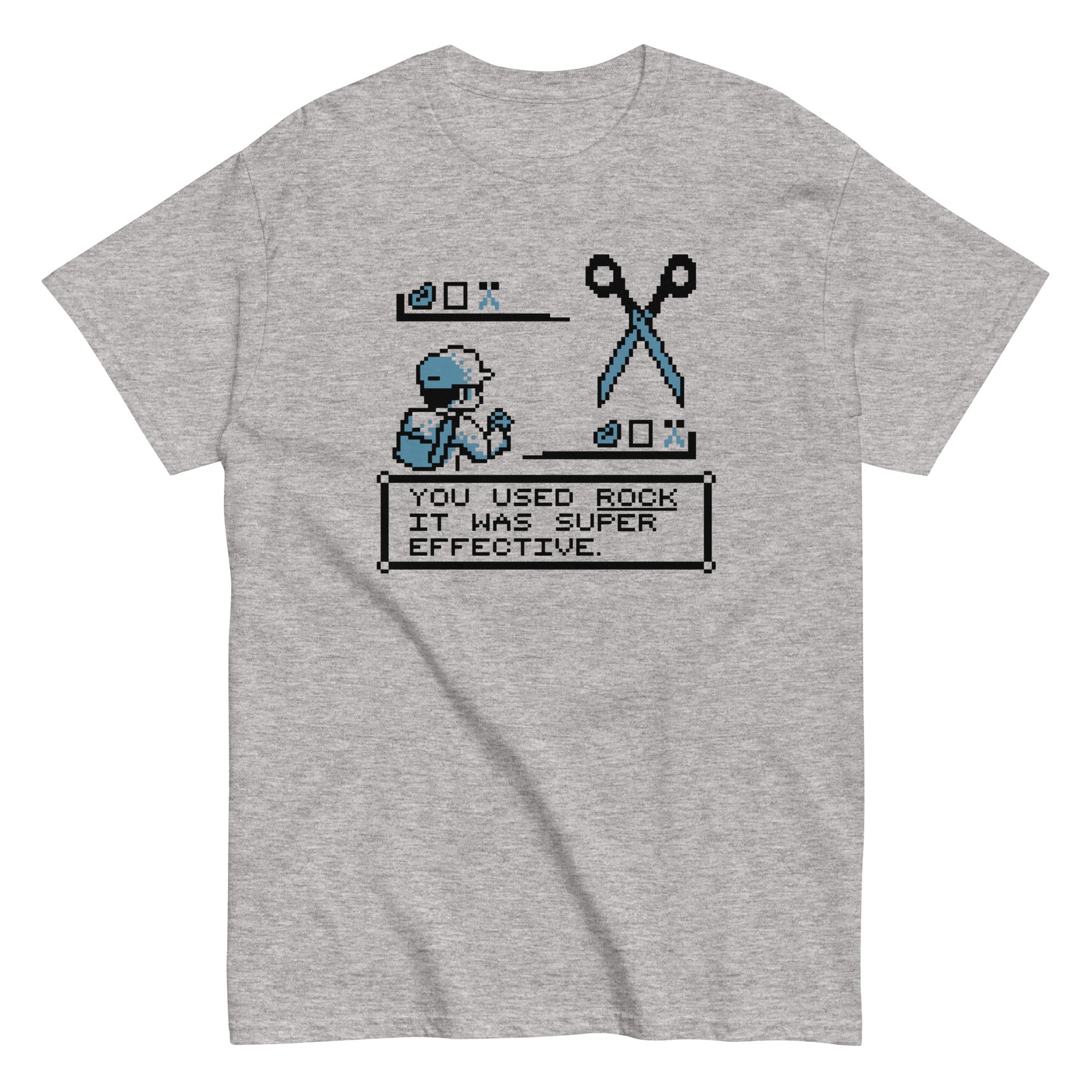 Rock Paper Scissors Battle Men's Classic Tee Hoodie, Sweatshirt | PureTeeCo.com (Image 1)