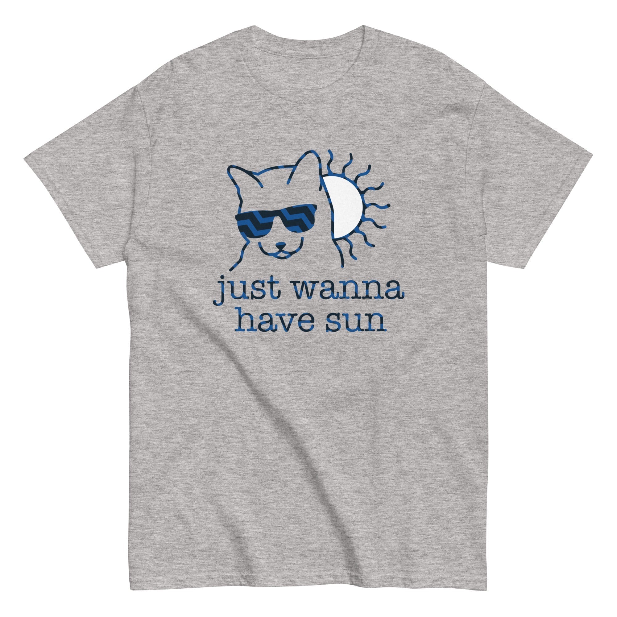 Just Wanna Have Sun Men's Classic Tee Hoodie, Sweatshirt | PureTeeCo.com (Image 3)