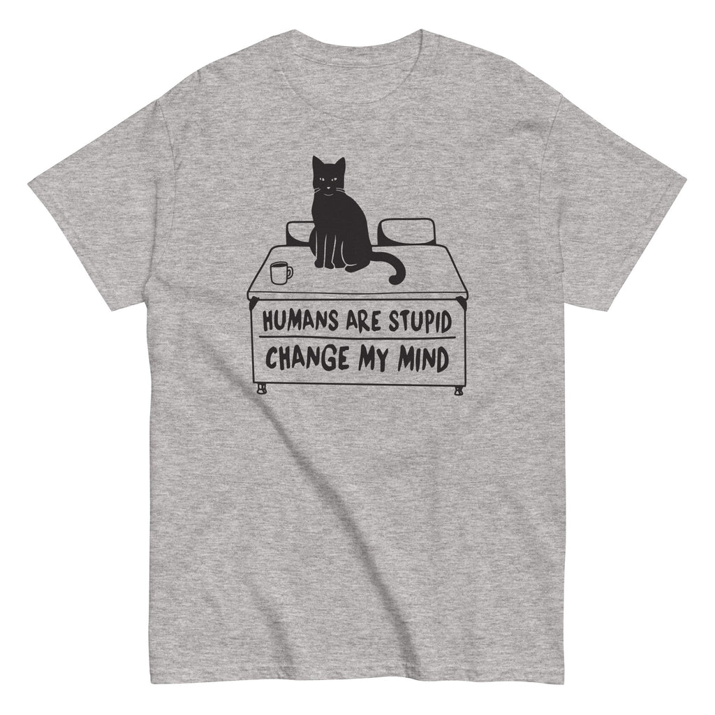 Humans Are Stupid Men's Classic Tee Hoodie, Sweatshirt | PureTeeCo.com (Image 2)
