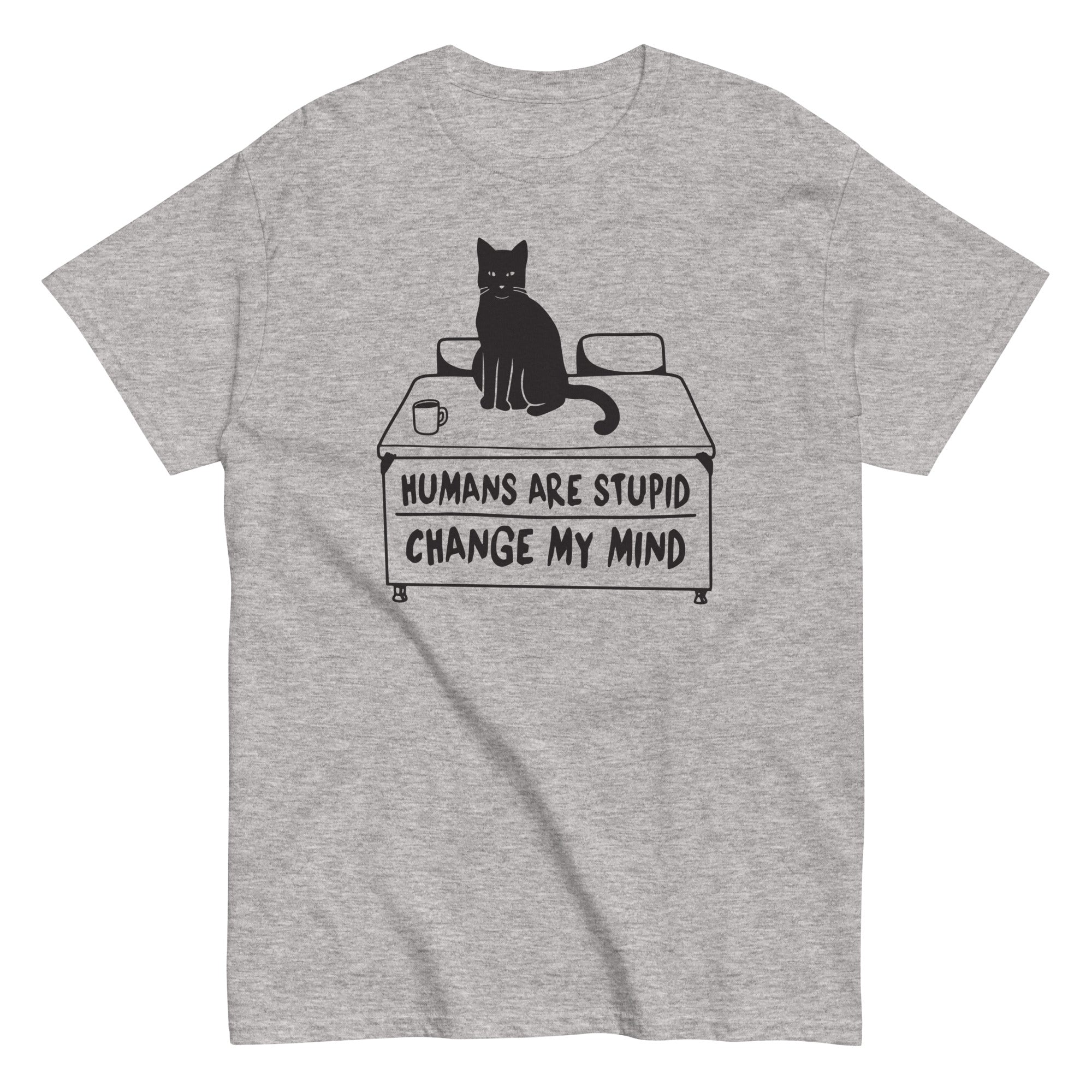 Humans Are Stupid Men's Classic Tee Hoodie, Sweatshirt | PureTeeCo.com (Image 2)