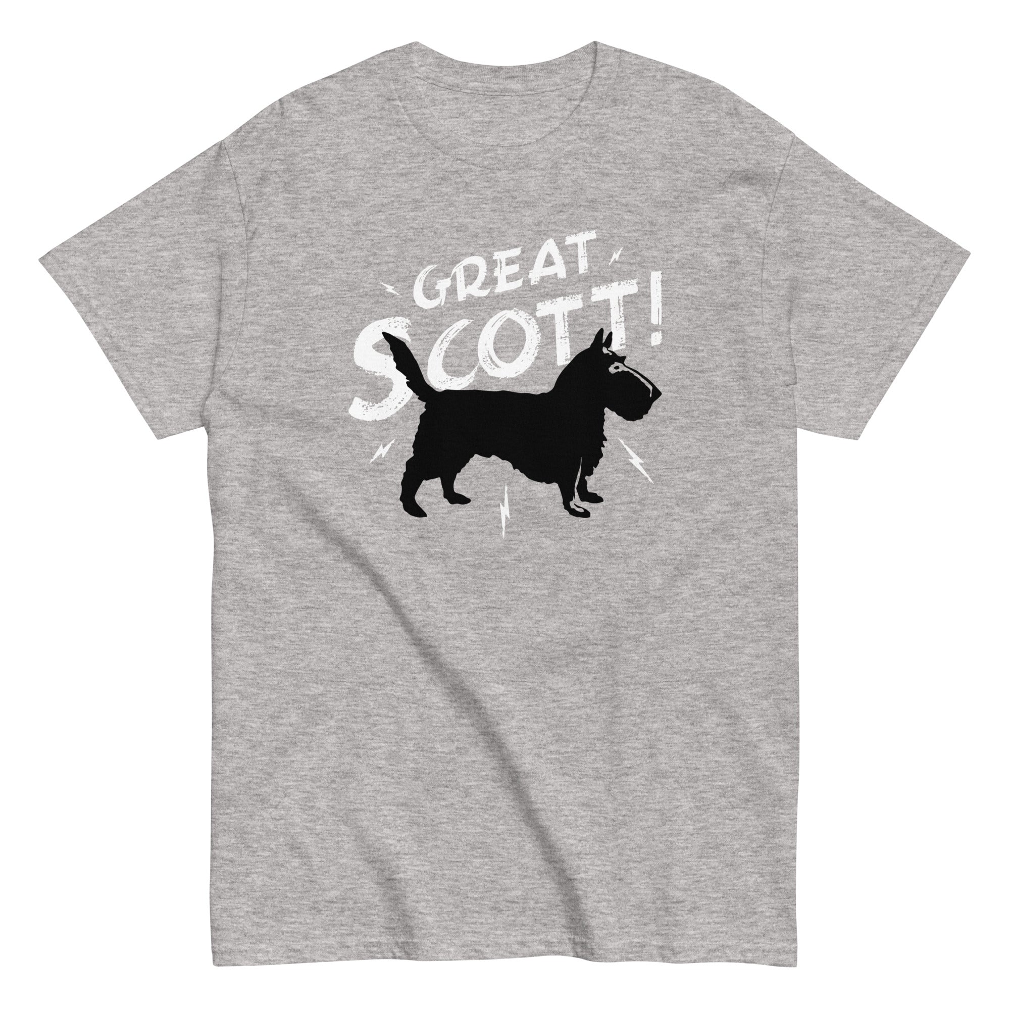 Great Scott! Men's Classic Tee Hoodie, Sweatshirt | PureTeeCo.com (Image 1)