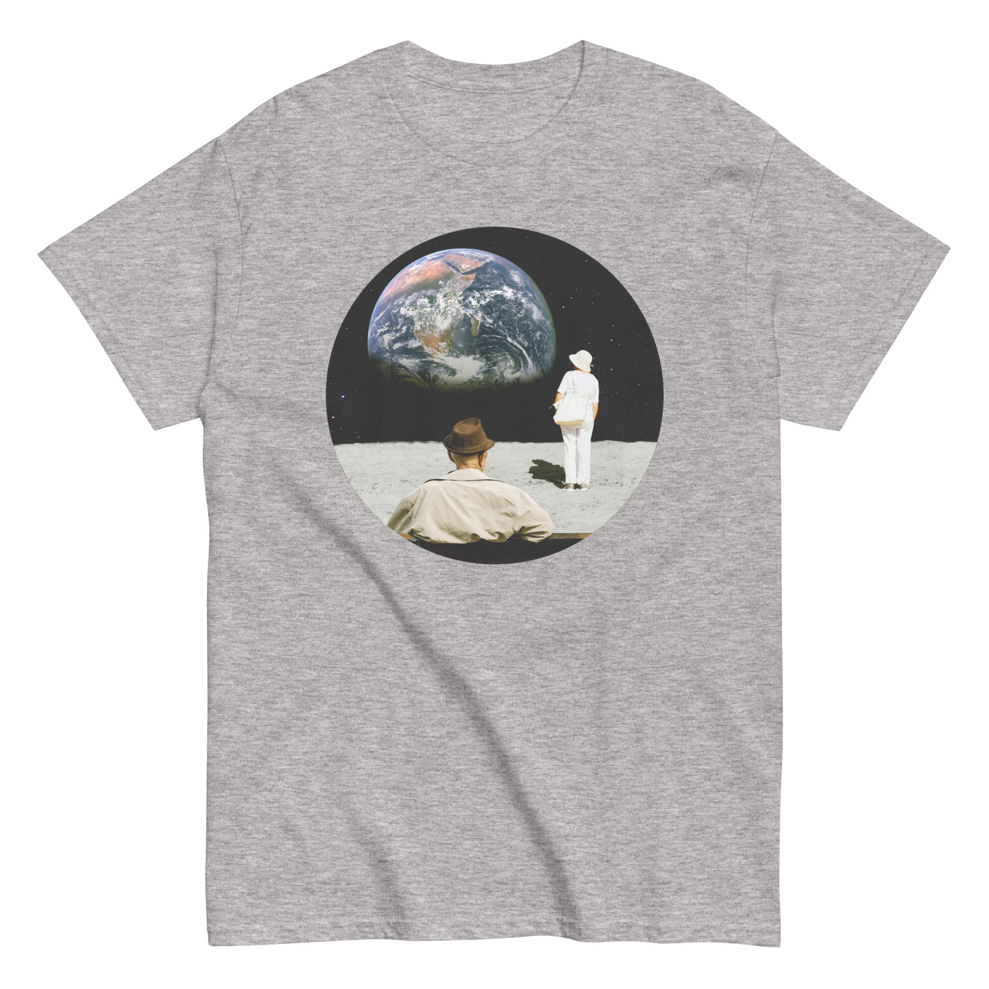 Tourist's View Men's Classic Tee Hoodie, Sweatshirt | PureTeeCo.com (Image 5)