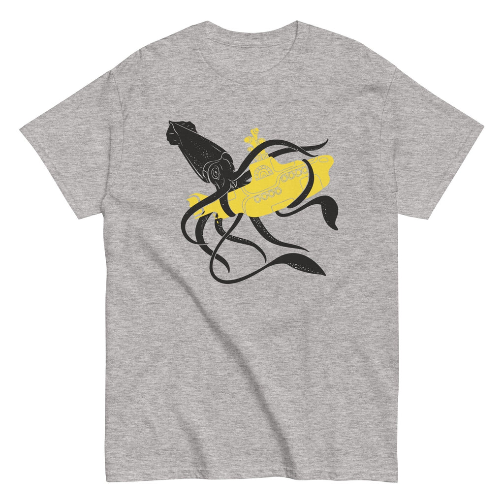 Squid Sub Battle Men's Classic Tee Hoodie, Sweatshirt | PureTeeCo.com (Image 5)