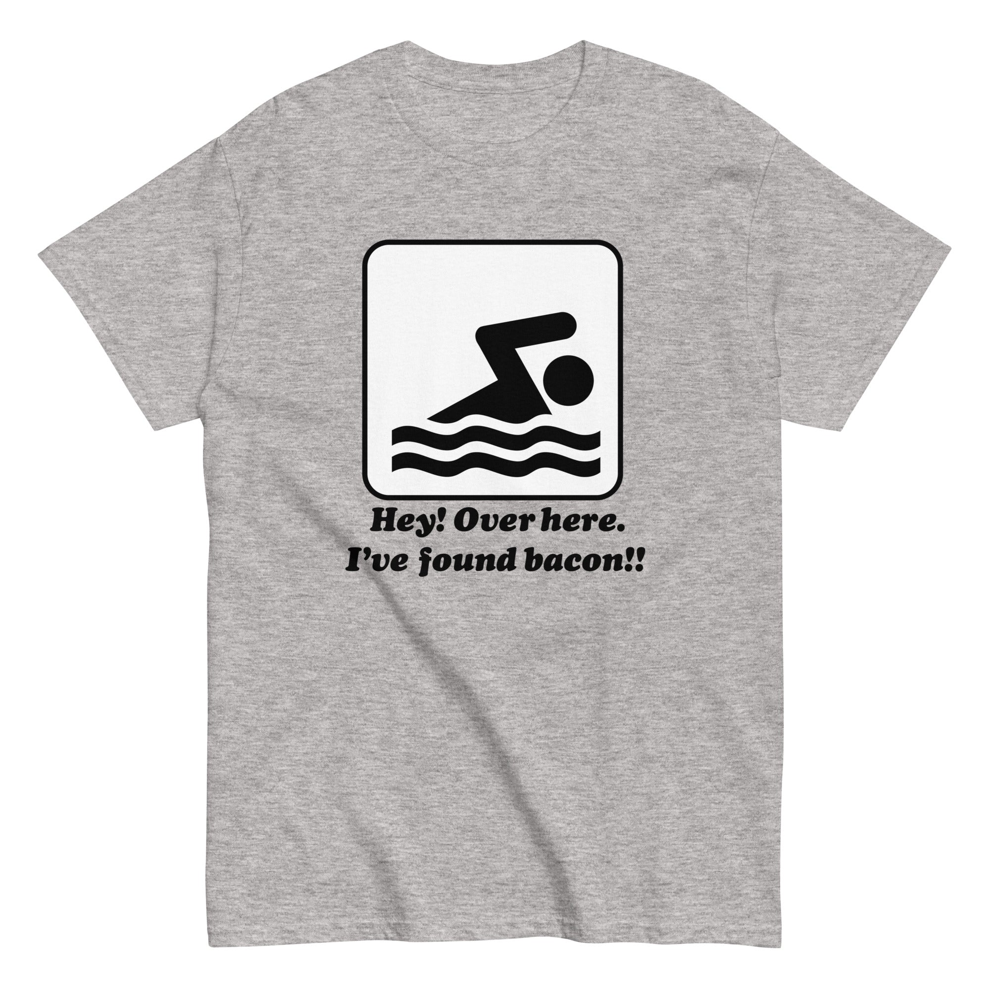I've Found Bacon! Men's Classic Tee Hoodie, Sweatshirt | PureTeeCo.com (Image 1)