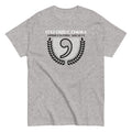 Oxford Comma Appreciation Society Men's Classic Tee Hoodie, Sweatshirt | PureTeeCo.com (Image 1)