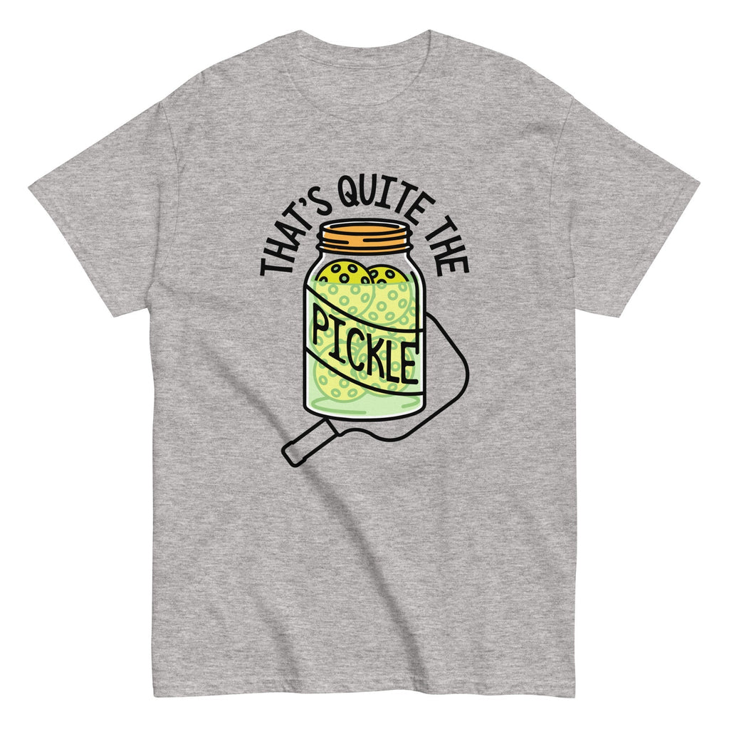 That's Quite The Pickle Men's Classic Tee Hoodie, Sweatshirt | PureTeeCo.com (Image 4)