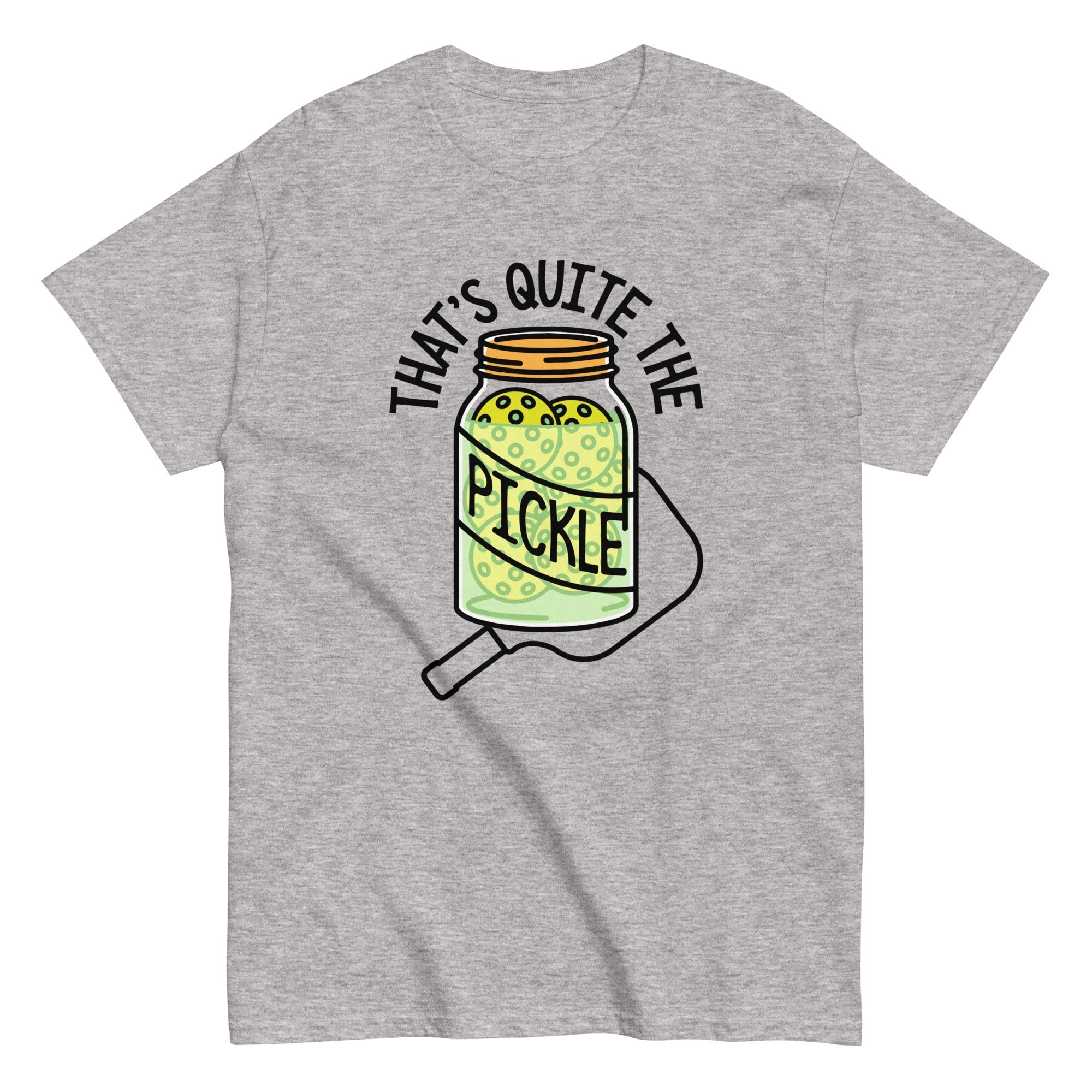 That's Quite The Pickle Men's Classic Tee Hoodie, Sweatshirt | PureTeeCo.com (Image 4)