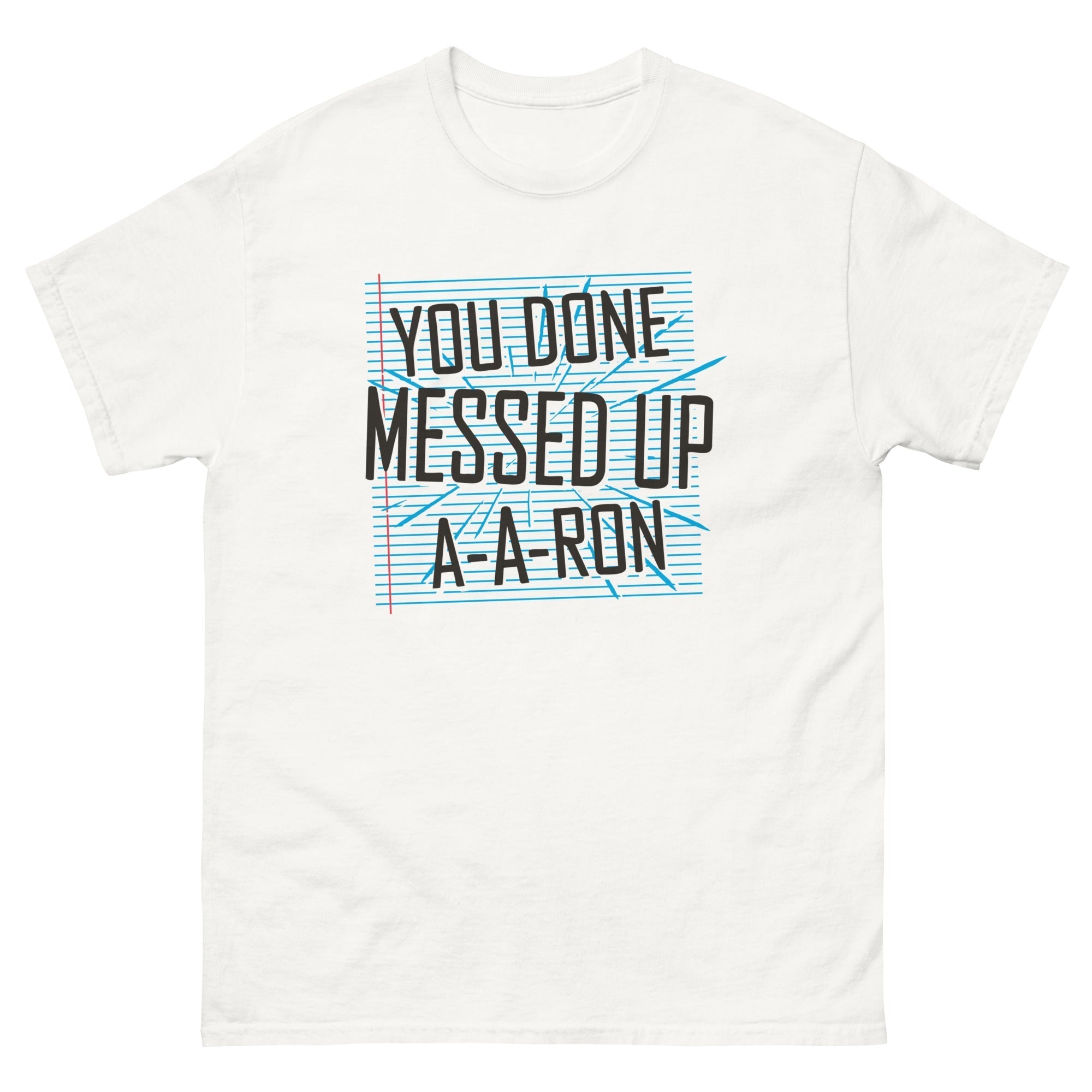 You Done Messed Up A-A-Ron Men's Classic Tee Hoodie, Sweatshirt | PureTeeCo.com (Image 3)