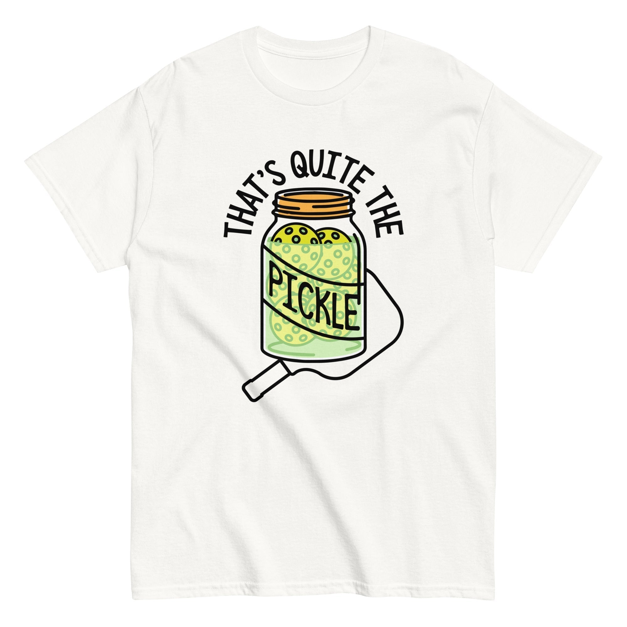 That's Quite The Pickle Men's Classic Tee Hoodie, Sweatshirt | PureTeeCo.com (Image 5)