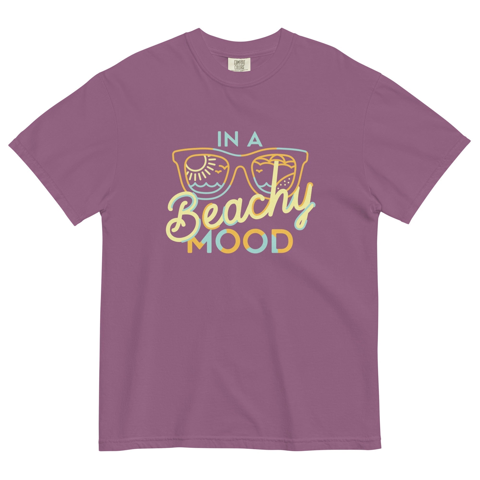 In A Beachy Mood Men's Relaxed Fit Tee Hoodie, Sweatshirt | PureTeeCo.com (Image 5)