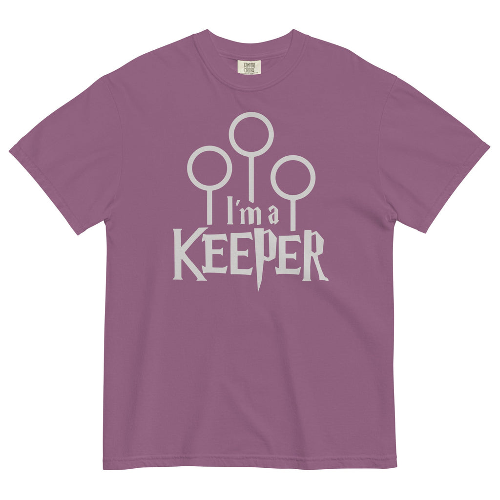 I'm A Keeper Men's Relaxed Fit Tee Hoodie, Sweatshirt | PureTeeCo.com (Image 4)