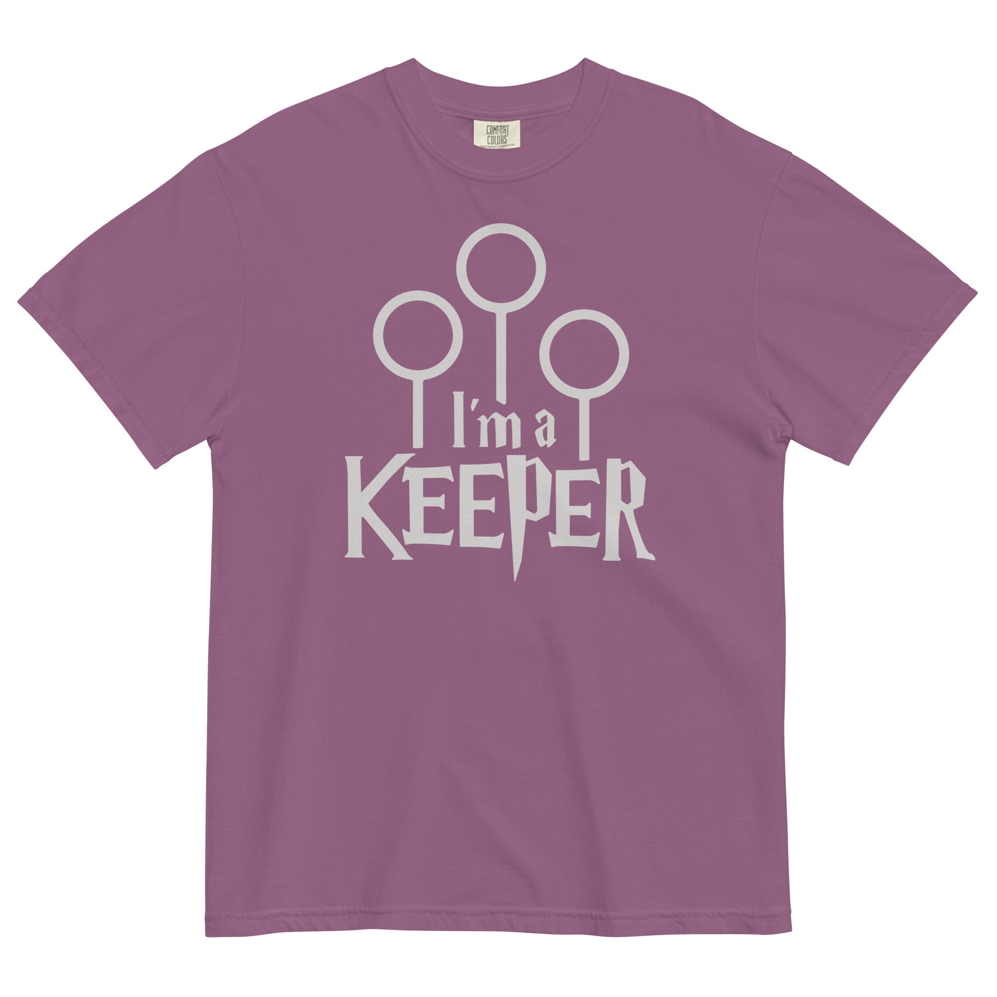 I'm A Keeper Men's Relaxed Fit Tee Hoodie, Sweatshirt | PureTeeCo.com (Image 4)
