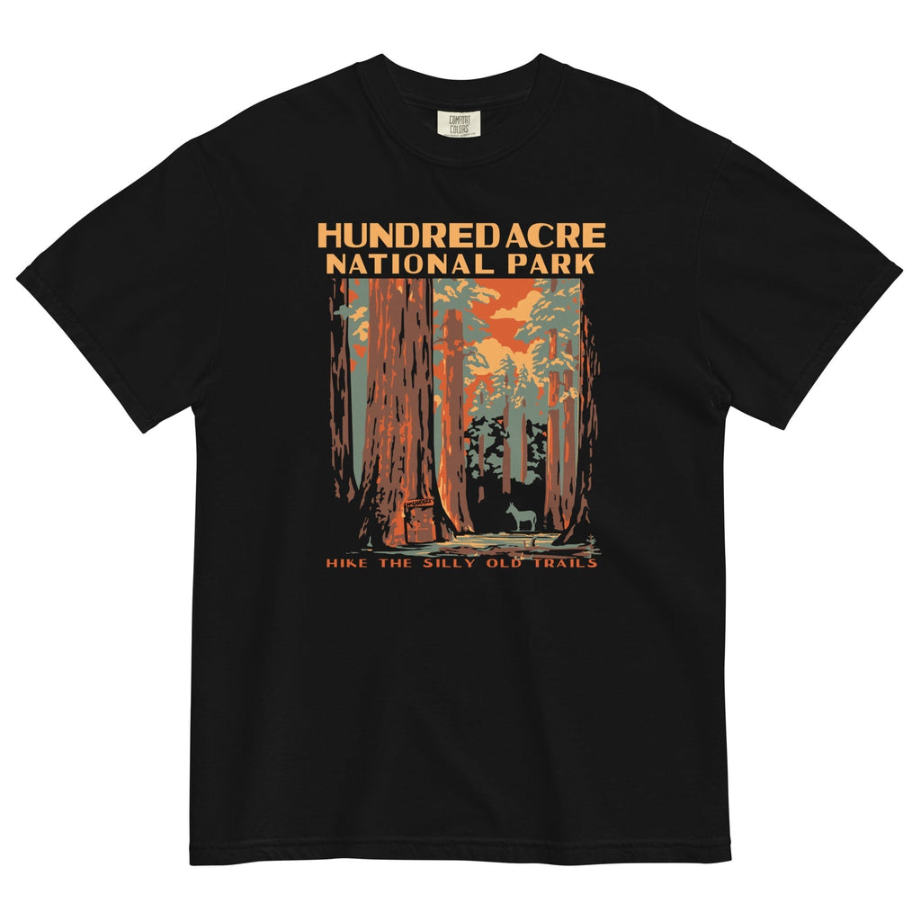 Hundred Acre National Park Men's Relaxed Fit Tee Hoodie, Sweatshirt | PureTeeCo.com (Image 2)