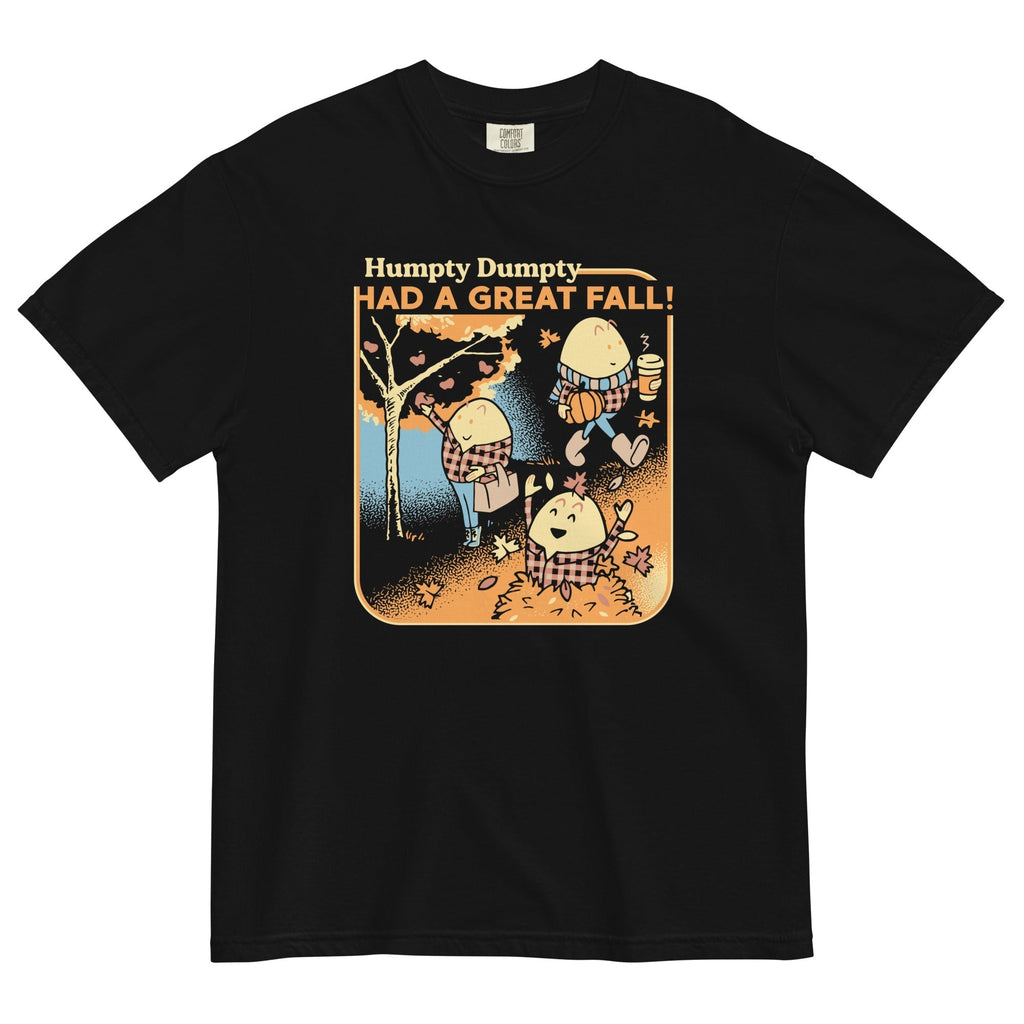 Humpty Dumpty Had A Great Fall Men's Relaxed Fit Tee Hoodie, Sweatshirt | PureTeeCo.com (Image 3)