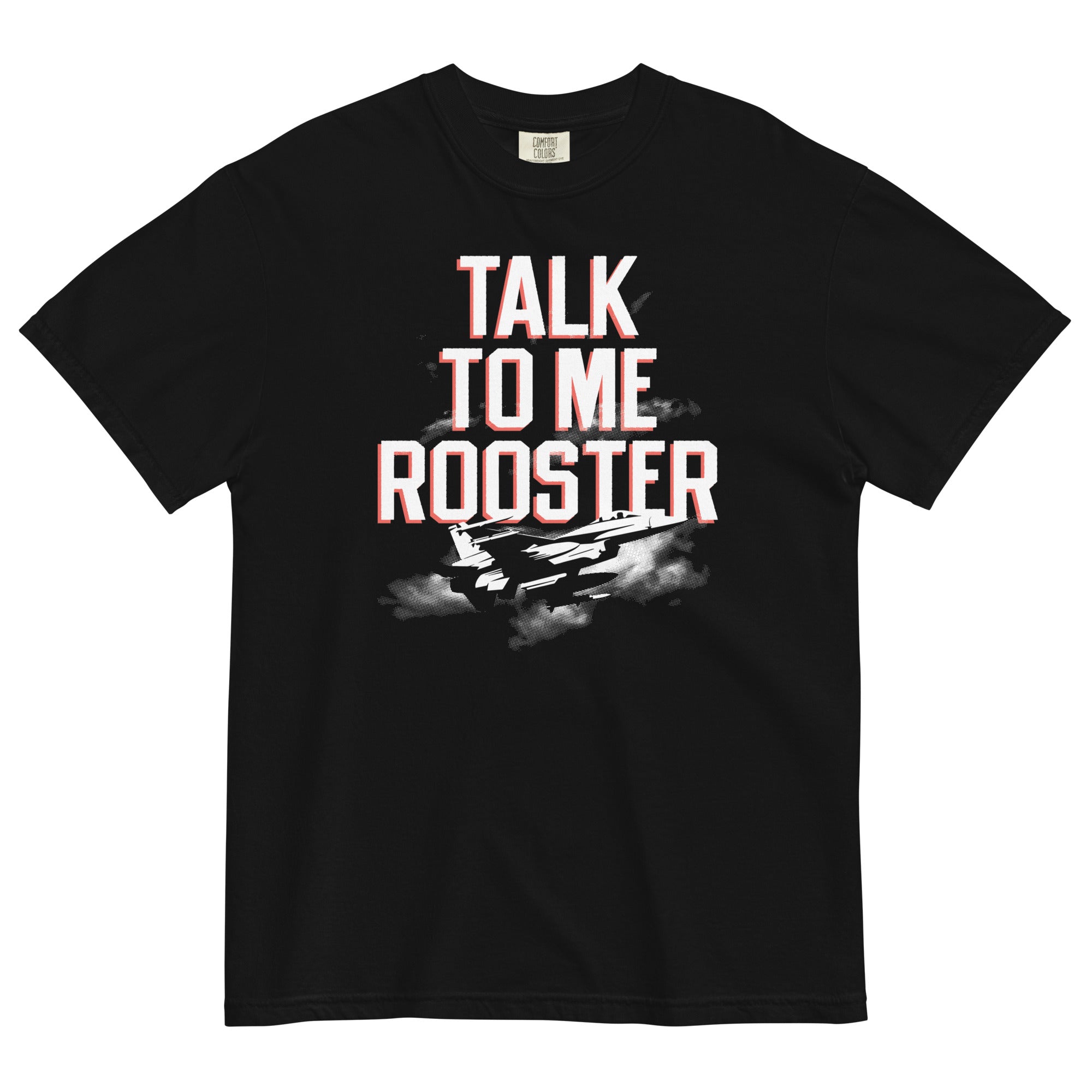 Talk To Me Rooster Men's Relaxed Fit Tee Hoodie, Sweatshirt | PureTeeCo.com (Image 2)