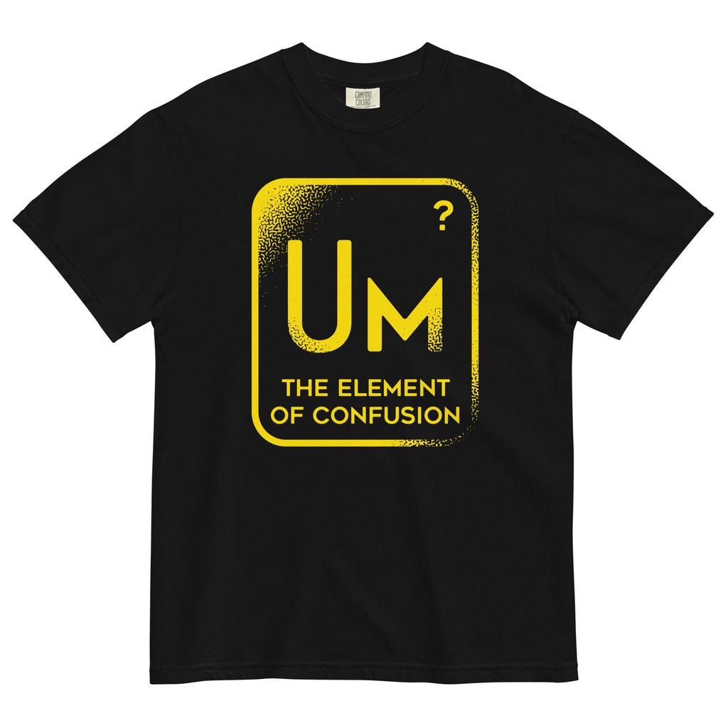 The Element Of Confusion Men's Relaxed Fit Tee Hoodie, Sweatshirt | PureTeeCo.com (Image 2)