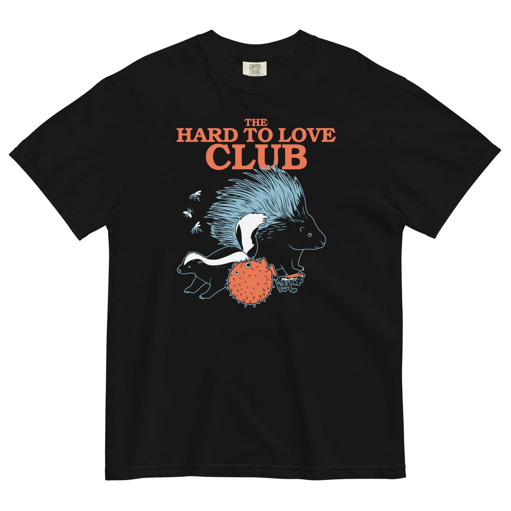 The Hard To Love Club Men's Relaxed Fit Tee Hoodie, Sweatshirt | PureTeeCo.com