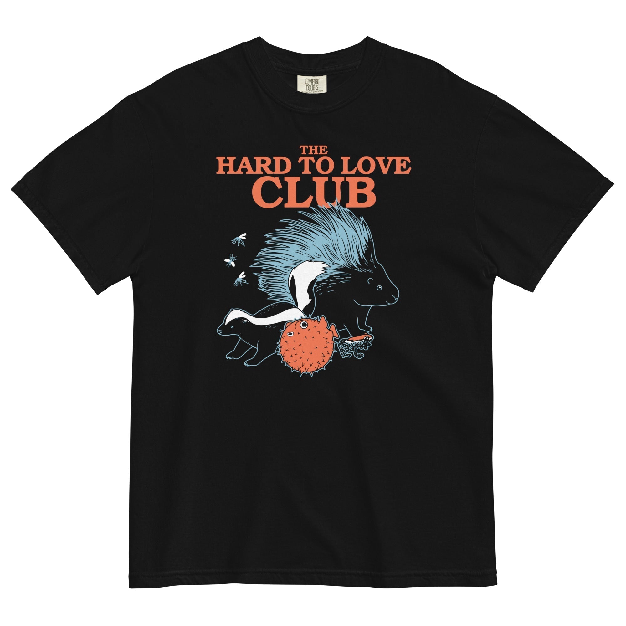 The Hard To Love Club Men's Relaxed Fit Tee Hoodie, Sweatshirt | PureTeeCo.com