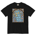 Stained Glass Police Box Men's Relaxed Fit Tee Hoodie, Sweatshirt | PureTeeCo.com