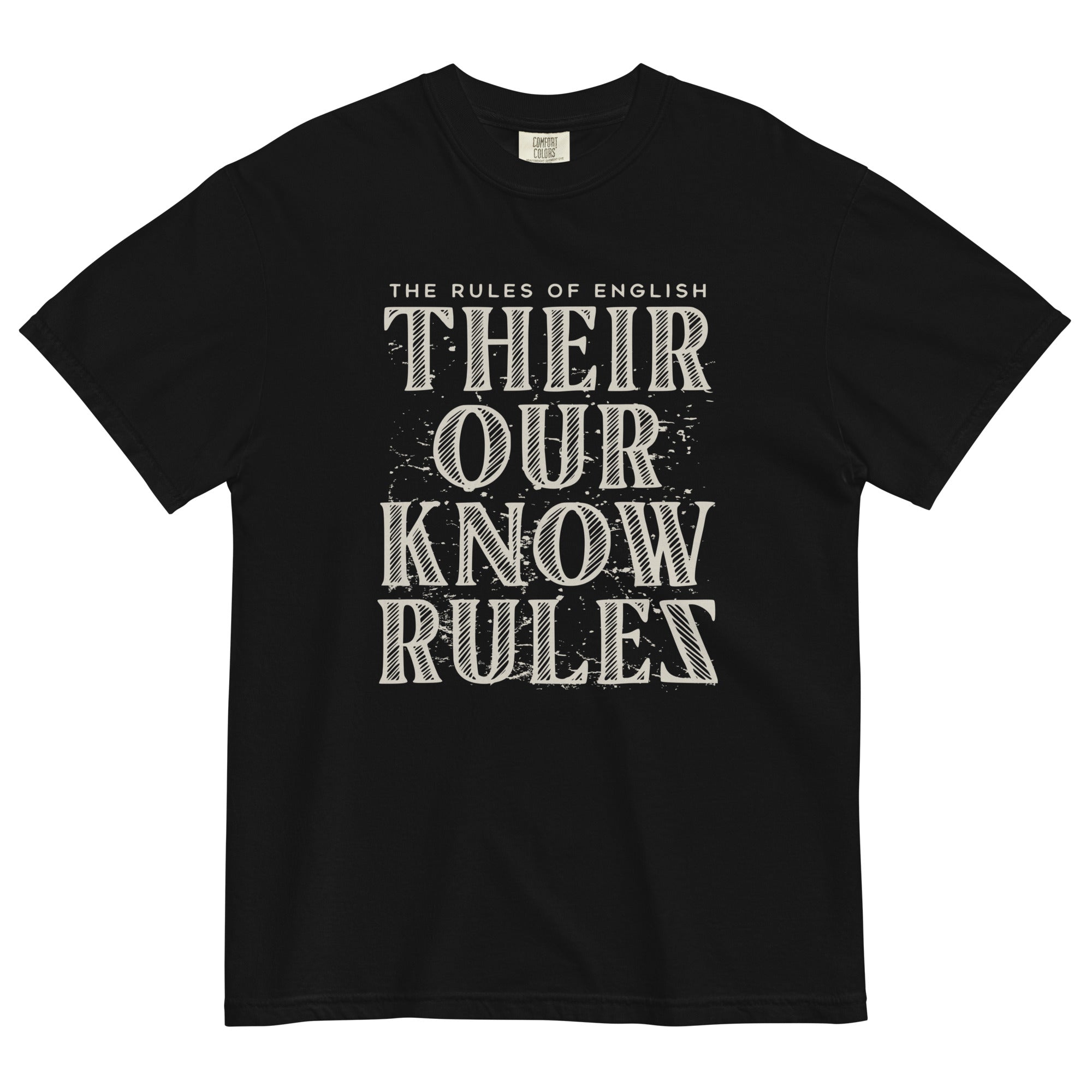 Their Our Know Rules Men's Relaxed Fit Tee Hoodie, Sweatshirt | PureTeeCo.com (Image 1)