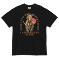 I Studied The Blade Men's Relaxed Fit Tee Hoodie, Sweatshirt | PureTeeCo.com (Image 1)