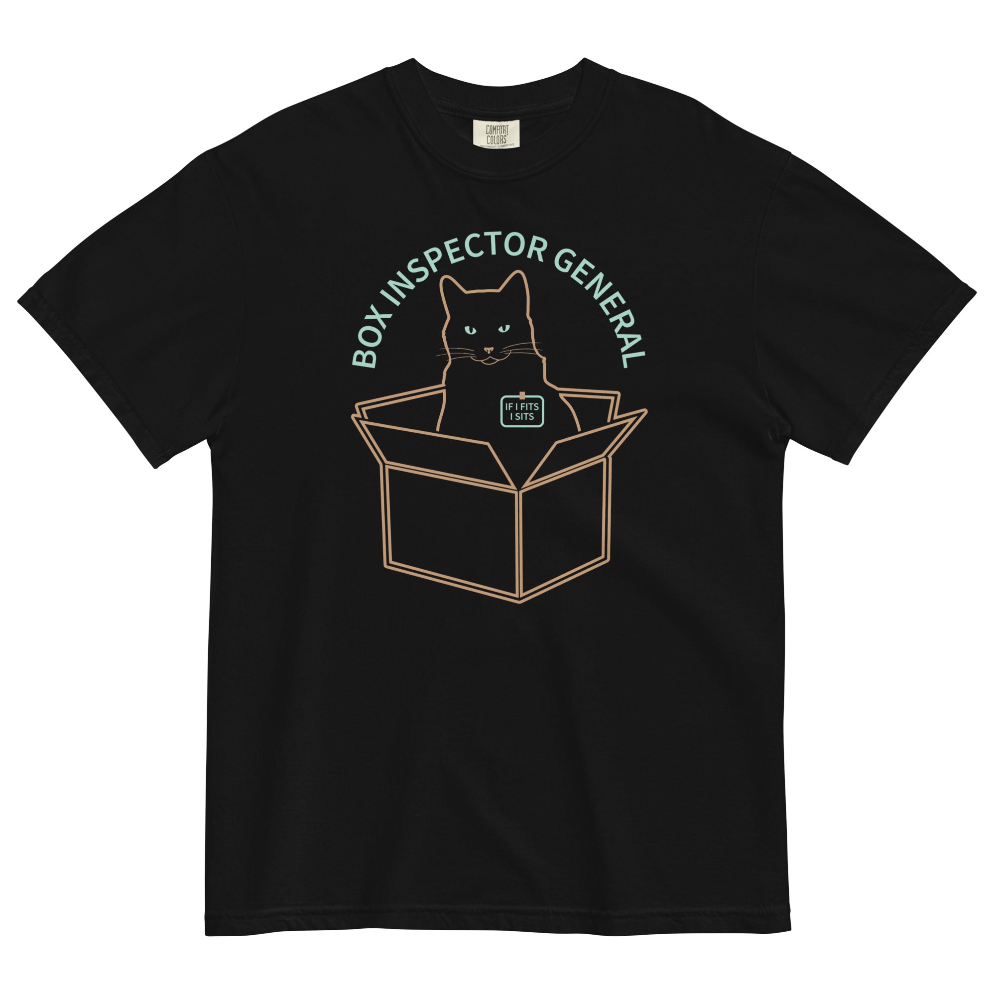Box Inspector General Men's Relaxed Fit Tee Hoodie, Sweatshirt | PureTeeCo.com (Image 1)