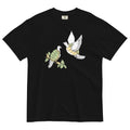 Two Turtle Doves Men's Relaxed Fit Tee Hoodie, Sweatshirt | PureTeeCo.com (Image 1)
