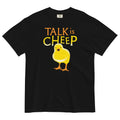 Talk Is Cheep Men's Relaxed Fit Tee Hoodie, Sweatshirt | PureTeeCo.com (Image 1)