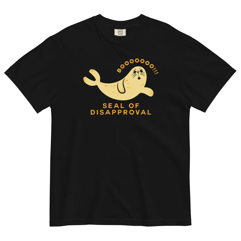 Seal Of Disapproval Men's Relaxed Fit Tee Hoodie, Sweatshirt | PureTeeCo.com (Image 2)