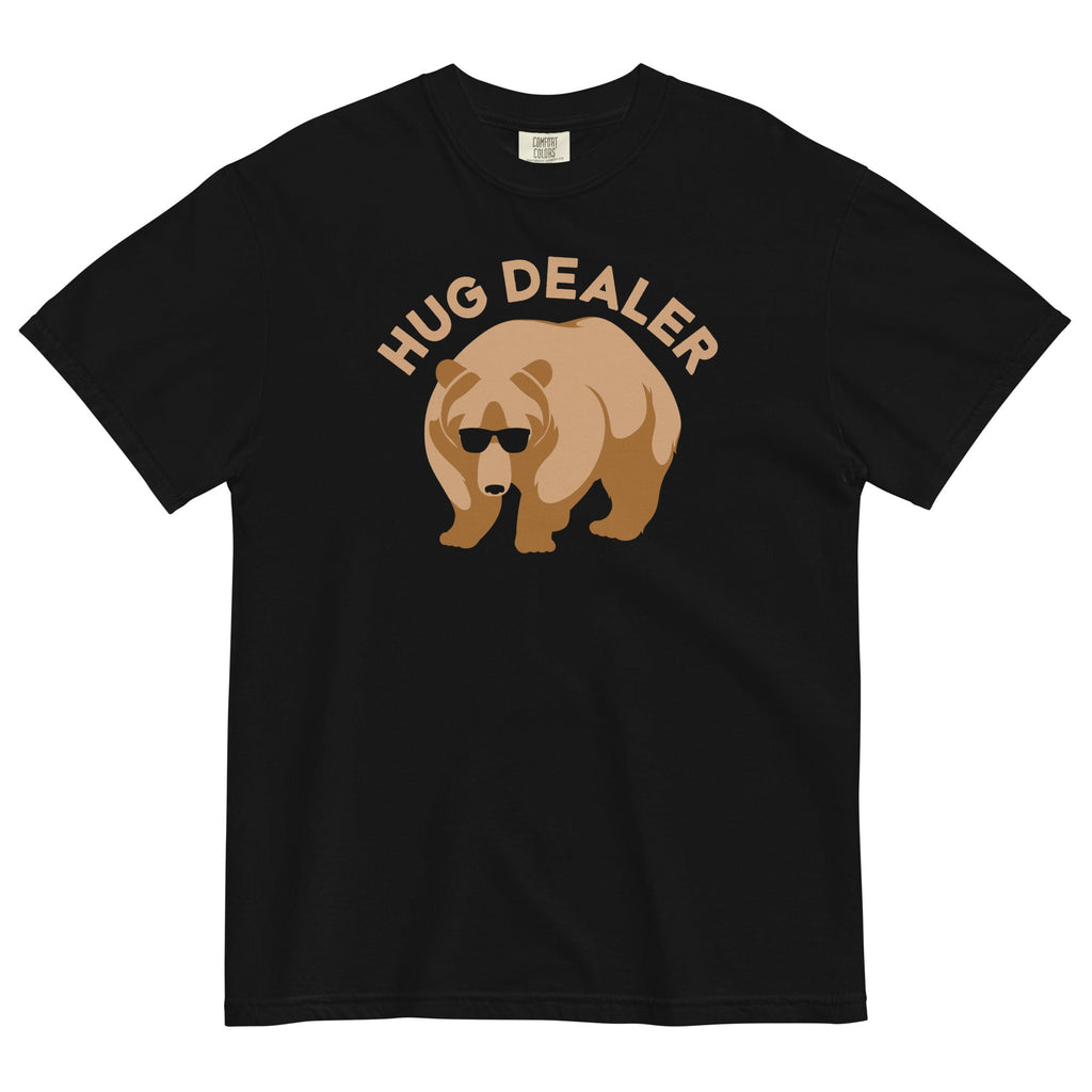 Hug Dealer Men's Relaxed Fit Tee Hoodie, Sweatshirt | PureTeeCo.com (Image 2)