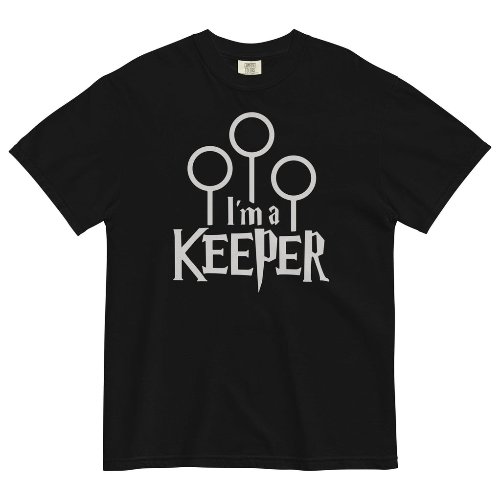 I'm A Keeper Men's Relaxed Fit Tee Hoodie, Sweatshirt | PureTeeCo.com (Image 2)