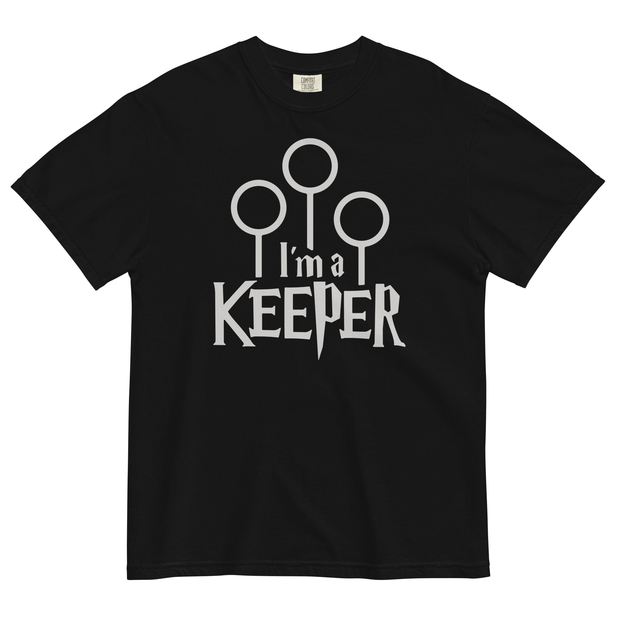 I'm A Keeper Men's Relaxed Fit Tee Hoodie, Sweatshirt | PureTeeCo.com (Image 2)