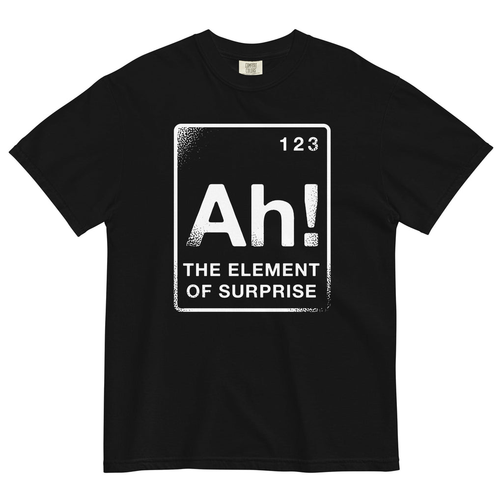 The Element Of Surprise Men's Relaxed Fit Tee Hoodie, Sweatshirt | PureTeeCo.com (Image 4)