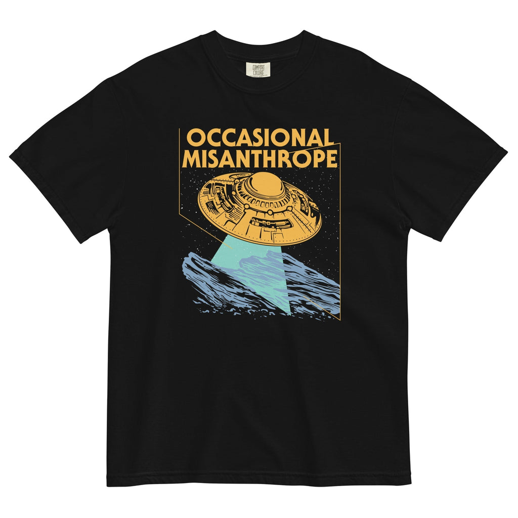 Occasional Misanthrope Men's Relaxed Fit Tee Hoodie, Sweatshirt | PureTeeCo.com (Image 1)