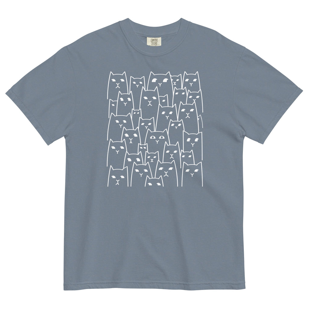 Suspicious Cats Men's Relaxed Fit Tee Hoodie, Sweatshirt | PureTeeCo.com (Image 4)