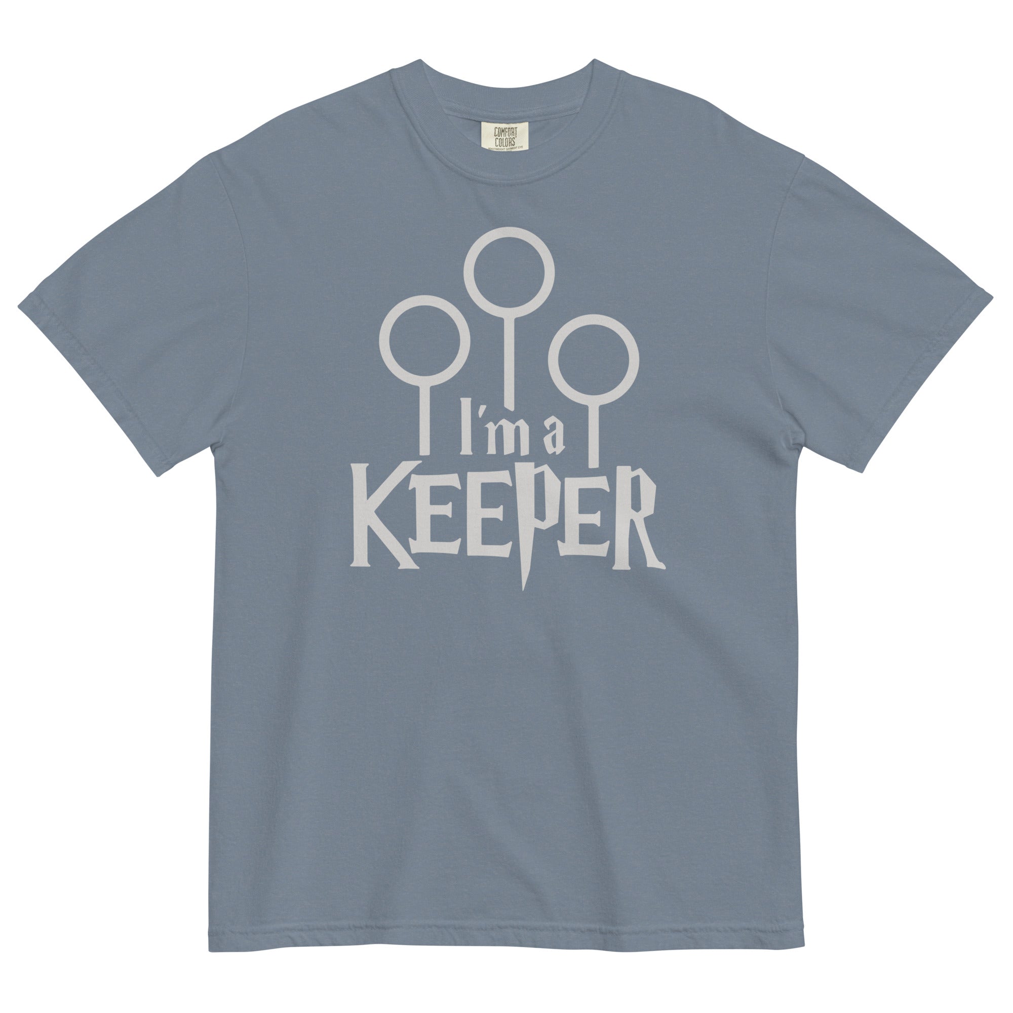 I'm A Keeper Men's Relaxed Fit Tee Hoodie, Sweatshirt | PureTeeCo.com (Image 1)