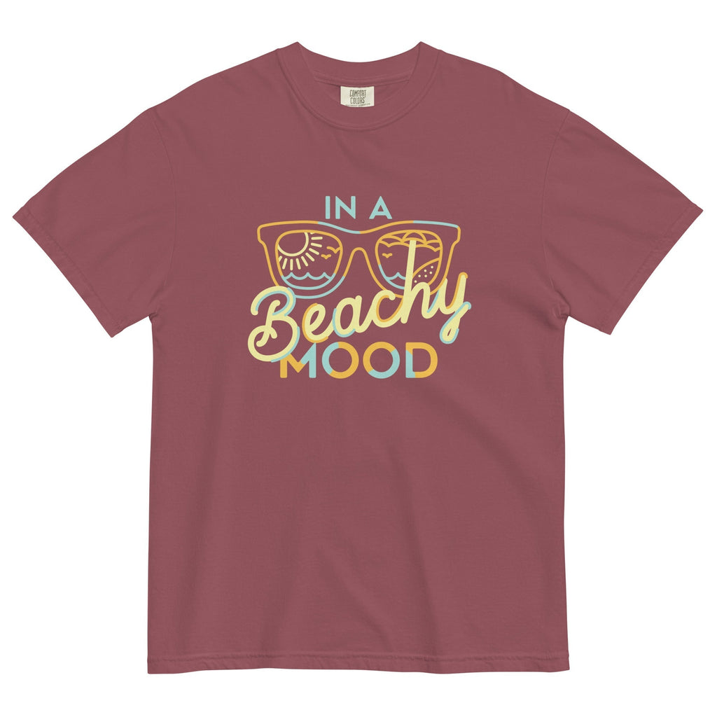 In A Beachy Mood Men's Relaxed Fit Tee Hoodie, Sweatshirt | PureTeeCo.com (Image 4)