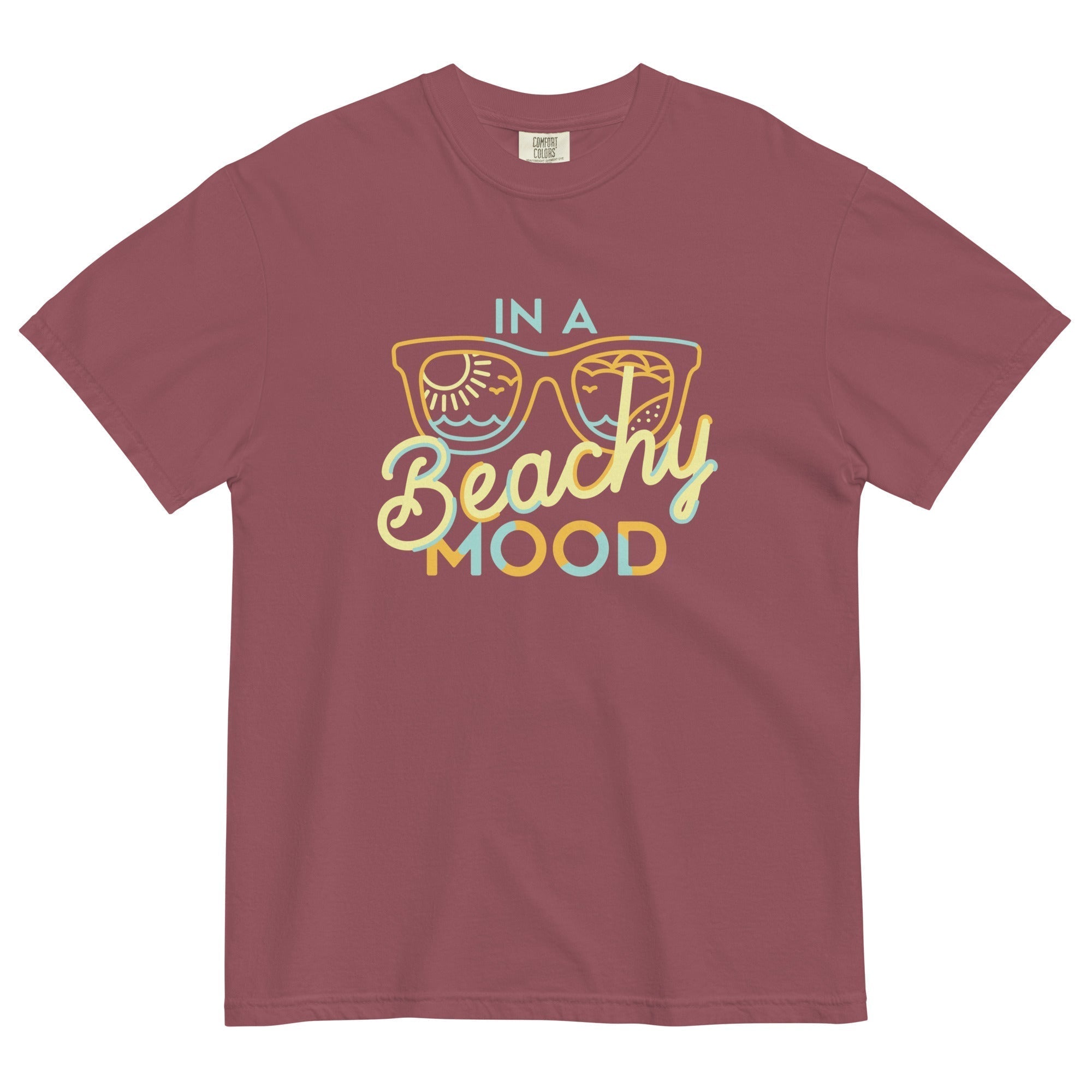 In A Beachy Mood Men's Relaxed Fit Tee Hoodie, Sweatshirt | PureTeeCo.com (Image 4)