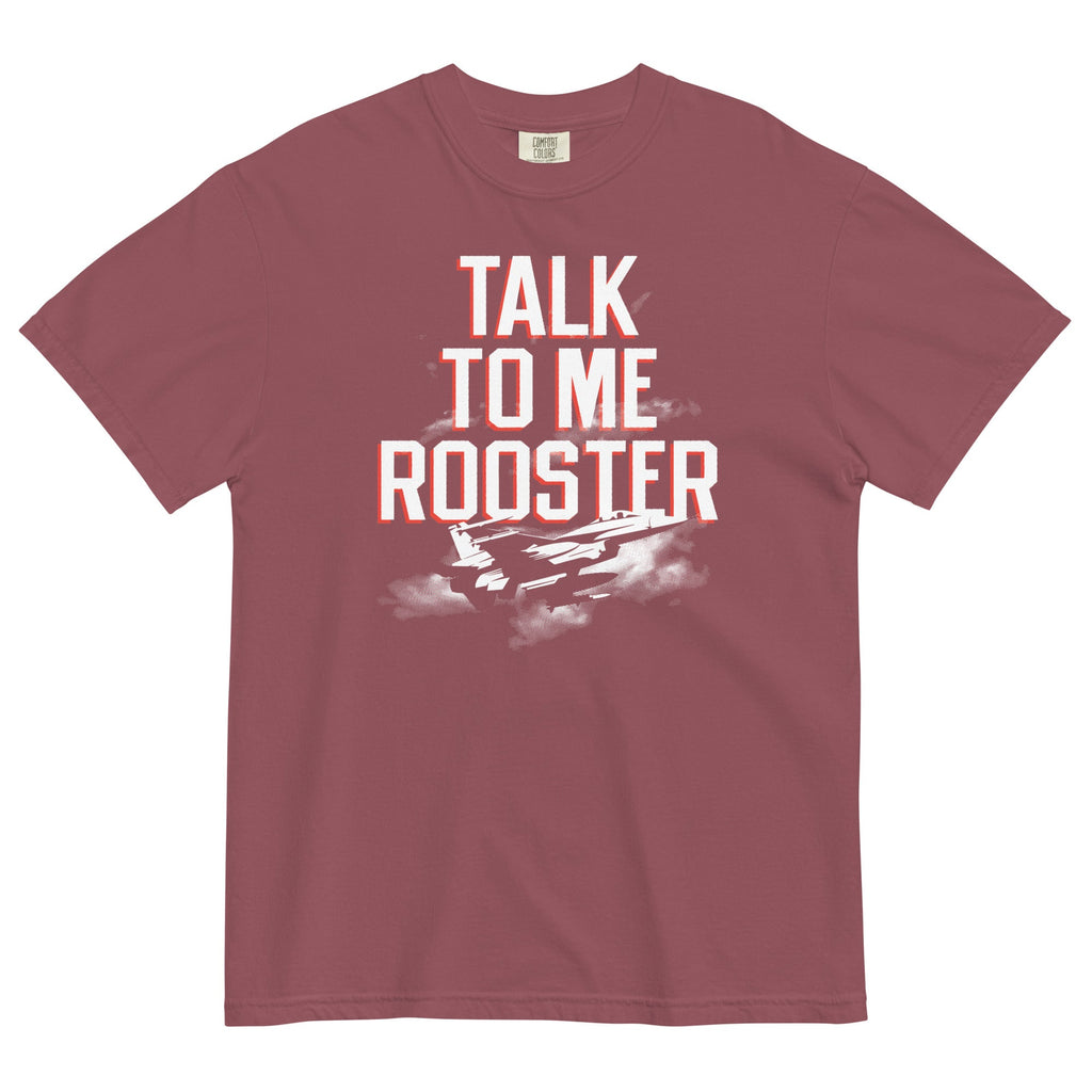 Talk To Me Rooster Men's Relaxed Fit Tee Hoodie, Sweatshirt | PureTeeCo.com (Image 4)