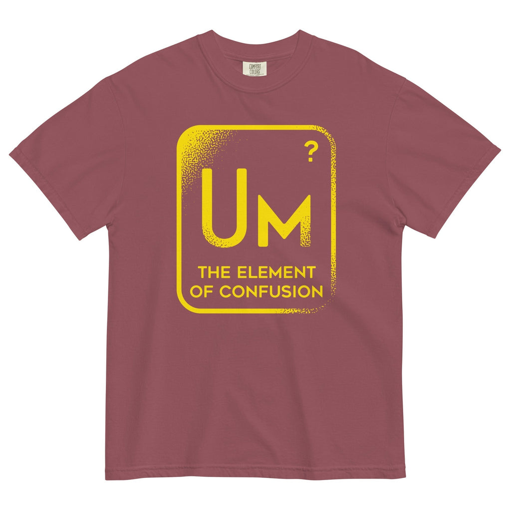 The Element Of Confusion Men's Relaxed Fit Tee Hoodie, Sweatshirt | PureTeeCo.com (Image 4)