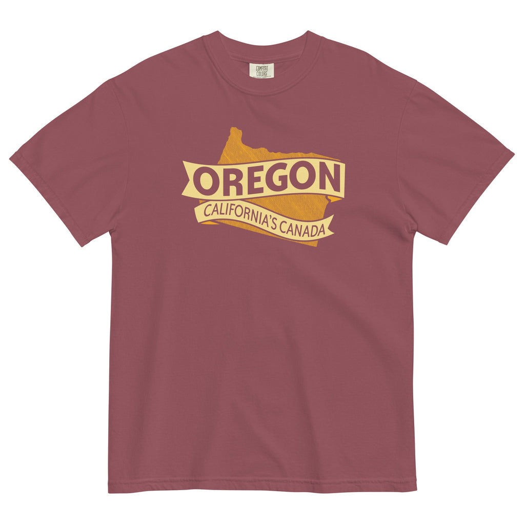 Oregon California's Canada Men's Relaxed Fit Tee Hoodie, Sweatshirt | PureTeeCo.com (Image 3)