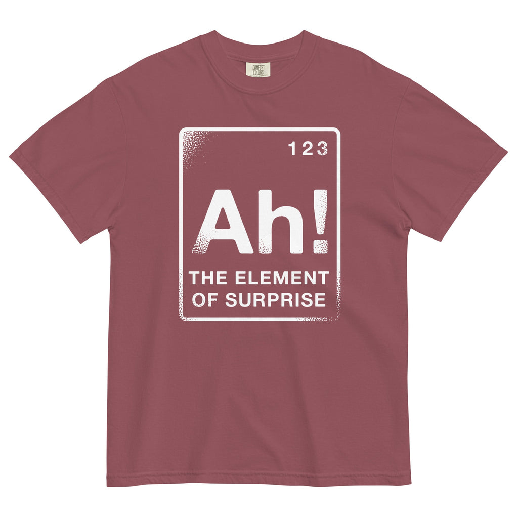 The Element Of Surprise Men's Relaxed Fit Tee Hoodie, Sweatshirt | PureTeeCo.com (Image 1)